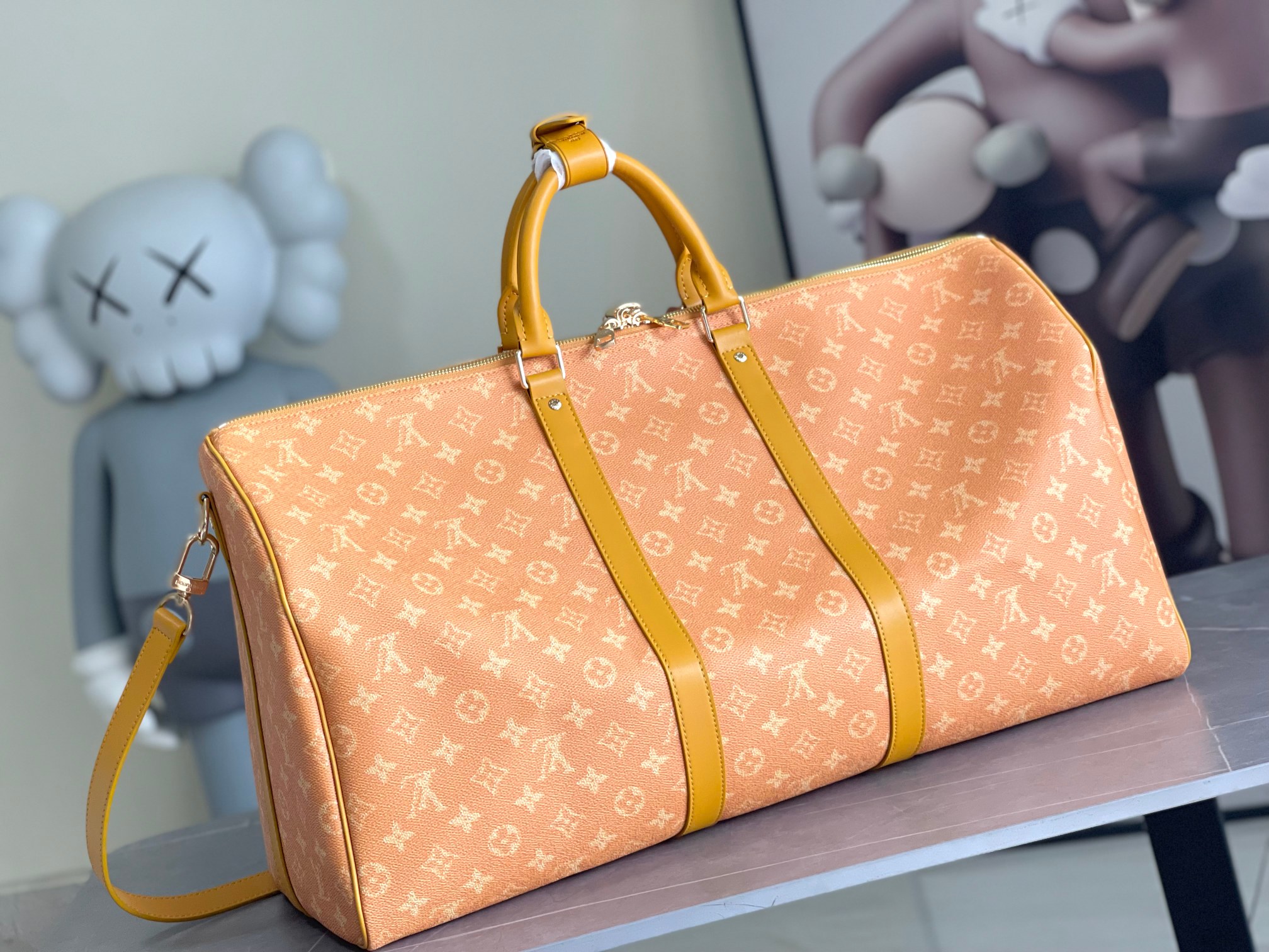 P1360 M13186 Tamaño Variable Chip Louis Vuitton LV 24FW Monograma Nueva Vieja Flor Bolsa Louis Vuitton LV 24FW Monograma Nueva Vieja Flor Amarilla Vieja Flor Amarilla Serie Messenger Bolsa Montsouris Satchel Keepall 55 Bolsas de Viaje Múltiples tamaños de estilo clásico: 55X27X20 CM-Alta Fake Factory