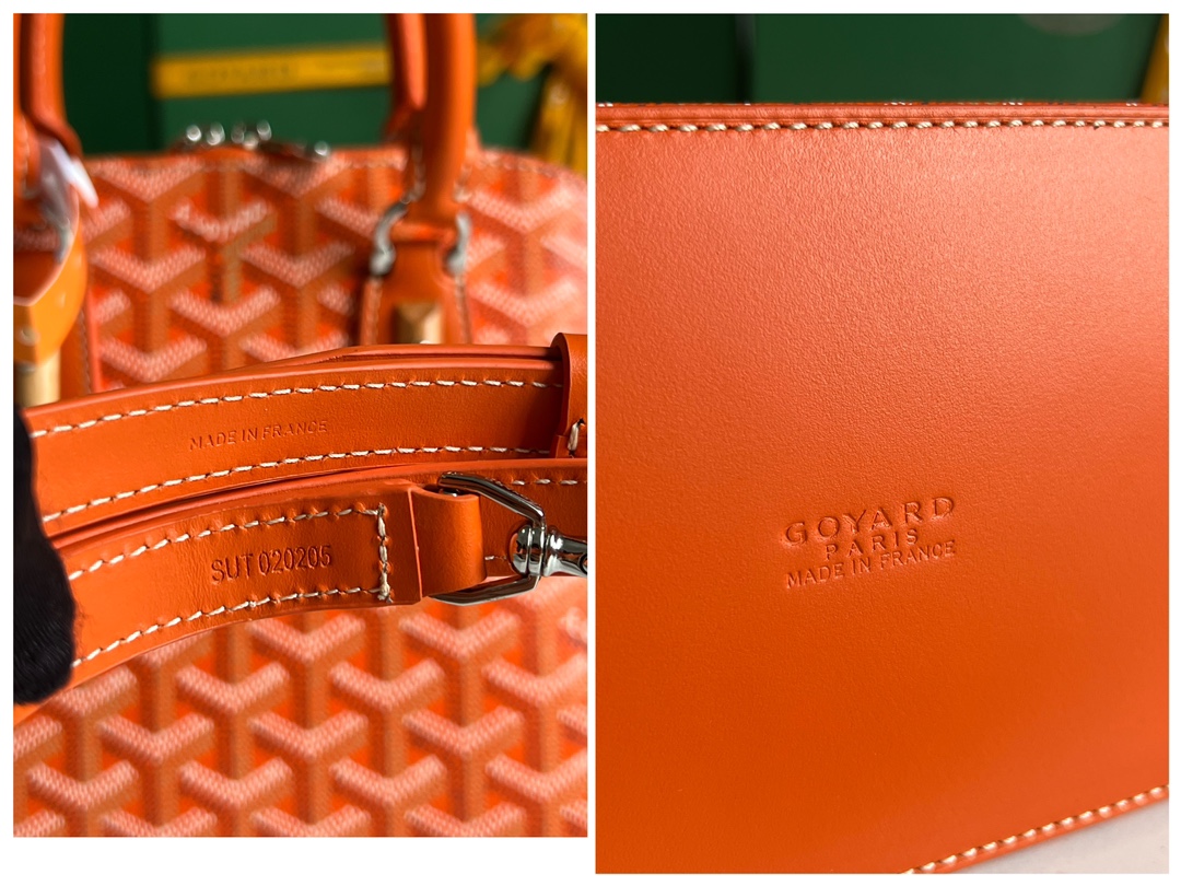 P1560 Saco em concha castanho Goyard Vendôme ™️Herdando o estilo único e artesanal da marca: alça de ombro amovível, detalhes em madeira embutidos, cantos em pele, fecho de correr grande, forro amarelo e a sua forma de concha caraterística para uma demonstração mais moderna e sofisticada de suavidade e leveza femininas 🉑️Shoulder carry🉑️Hand carry👇🏻👇🏻Tamanho: comprimento do fundo 23cm*altura 18,5cm*largura do fundo 10cm