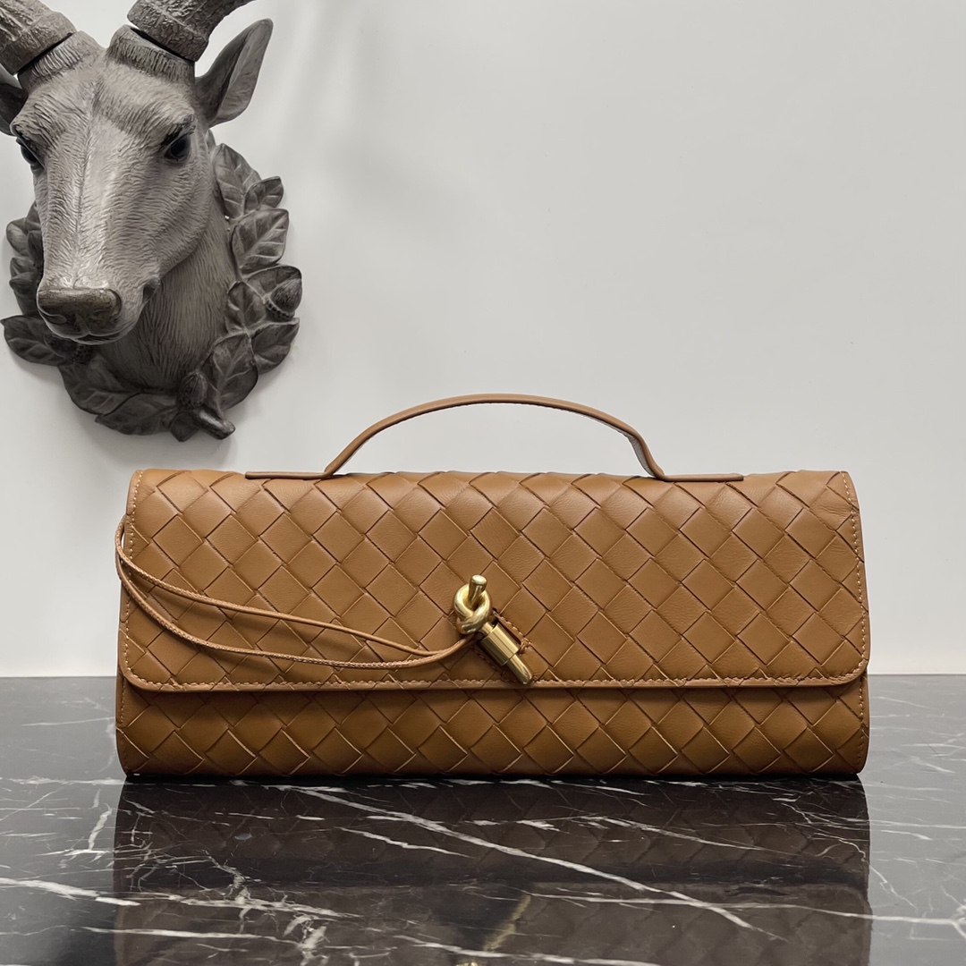 Bottega Veneta marron Andiamo nouveau design importé original peau de mouton matériau toucher délicat de haut niveau exquis et était herbe dure ~ "sac" peut vraiment guérir toutes les maladies métal et la préparation de la collision rend l'aspect général plus à la mode sens de la haute qualité et sa silhouette ligne réinterprétation de la classique traditionnelle presque complètement impopulaire occasions modèles : 3078 Size : 31*13*3cm-High-fashion factory