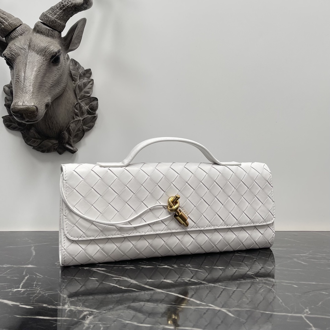 Bottega Veneta blanco Andiamo nuevo diseño importado original de piel de oveja material de tacto delicado de alto nivel delicado y era duro hierba ~ "bolsa" realmente puede curar un centenar de enfermedades de metal y la preparación de la colisión para que el aspecto general más de moda sentido de la antigüedad y su silueta línea de reinterpretación de la tradicional clásica casi por completo no recoger ocasiones número de modelo: 3078 Tamaño: 31*13*3cm-Fábrica de alta moda