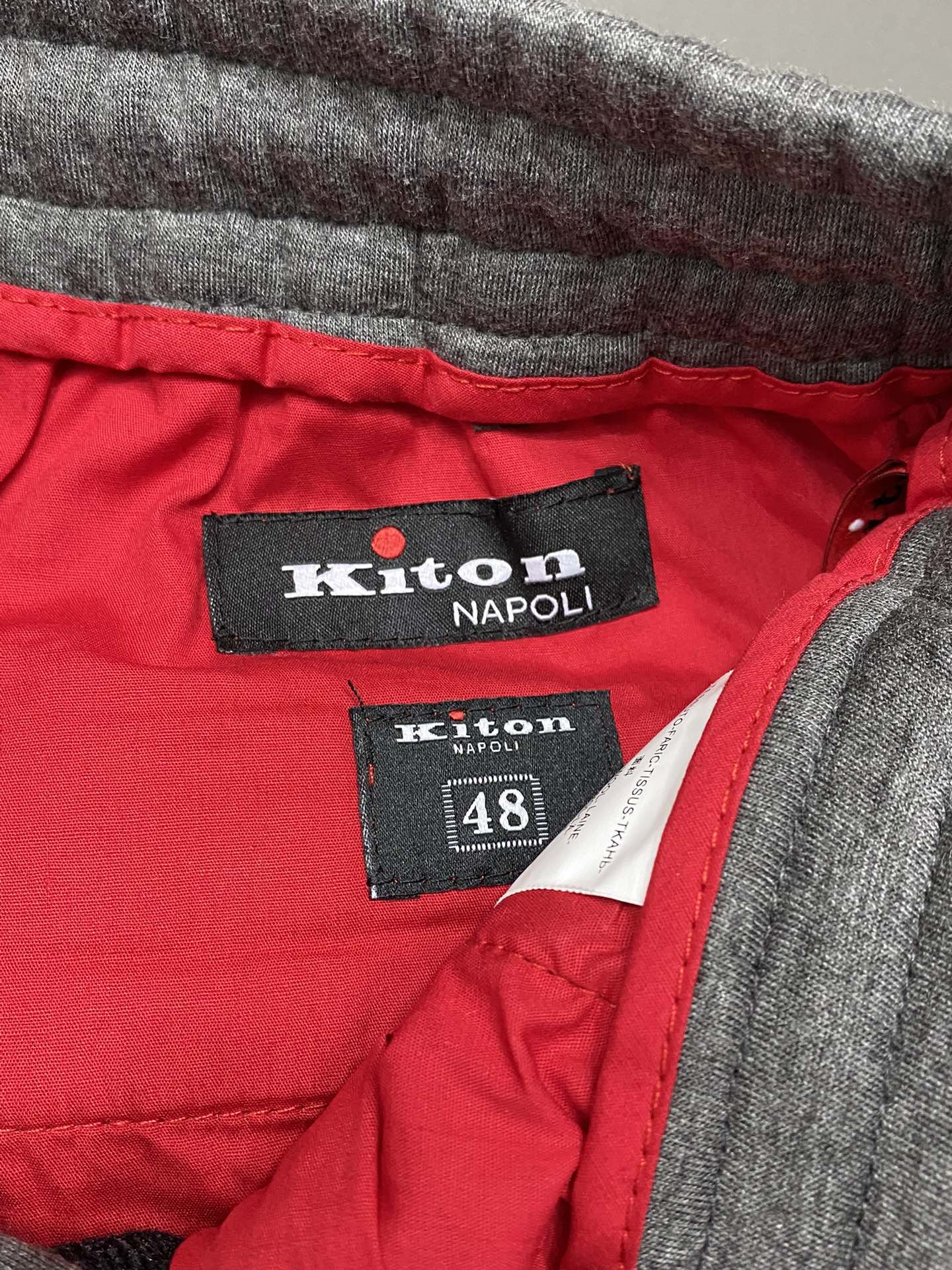 Image [7]-P660 KITON 💥 Exclusive exclusive new casual pants High-end version! Counter customized fabrics Breathable comfort with impeccable details Brand elements Design concepts reflecting high quality Delicate and soft hand feel! Present casual tailoring on the body shape is superb! Yardage: 48.50.52.54-High Faux Bags