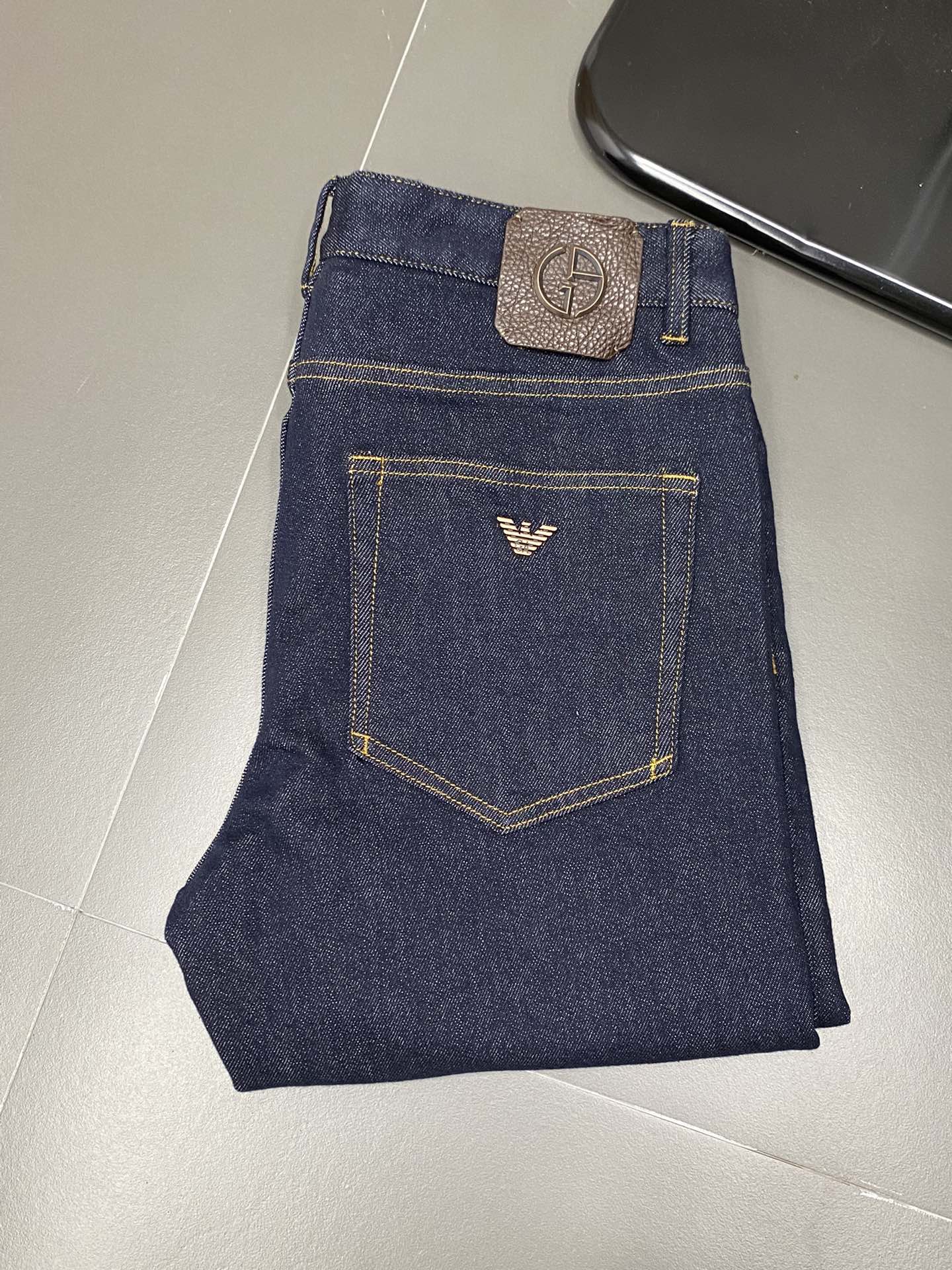 ¡P640 ARMANI Armani 💥 Exclusivo nuevos vaqueros casuales 👖 Versión de gama alta! ¡Contador de tela a medida Transpirable comodidad de alta detalles impecables elementos de marca concepto de diseño refleja la alta calidad se siente delicado y suave! ¡Presentar sastrería casual en la forma del cuerpo es magnífico! Yardage: 30-38