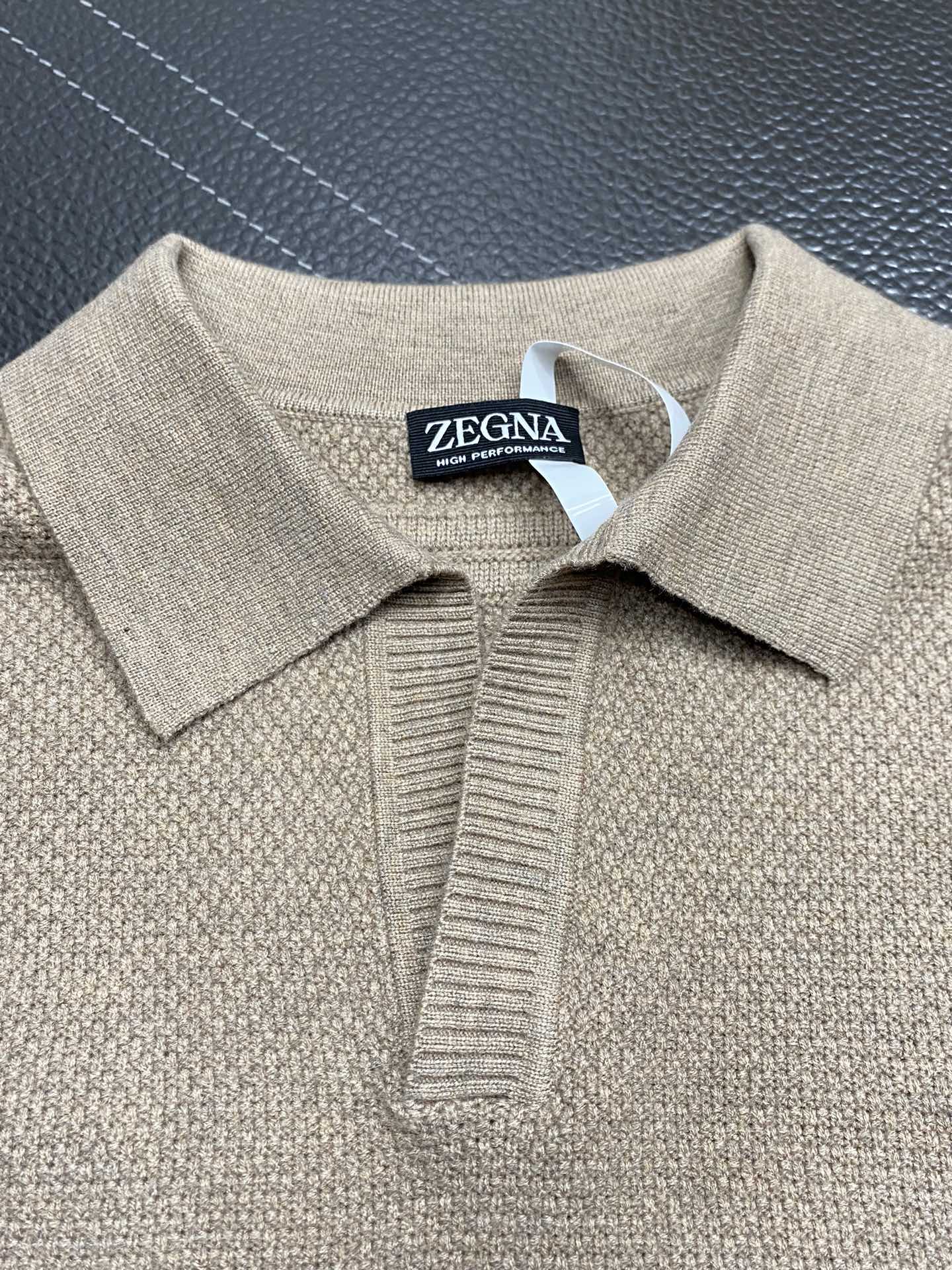 P720ZEGNA Ermenegildo Zegna 💥 exclusivo exclusivo nuevo jersey de solapa de punto casual de los hombres de gama alta personalizado versión de gama alta de la moda versátil modelos explosivos ⚠️⚠️✨✨ telas importadas sienten super suave y delicado desgaste agradable a la piel y cómodo boutique de gama alta OEM mano de obra fina en el cuerpo es muy bueno de los hombres debe tener un solo producto completo tres etiquetas Tamaño M-2XL