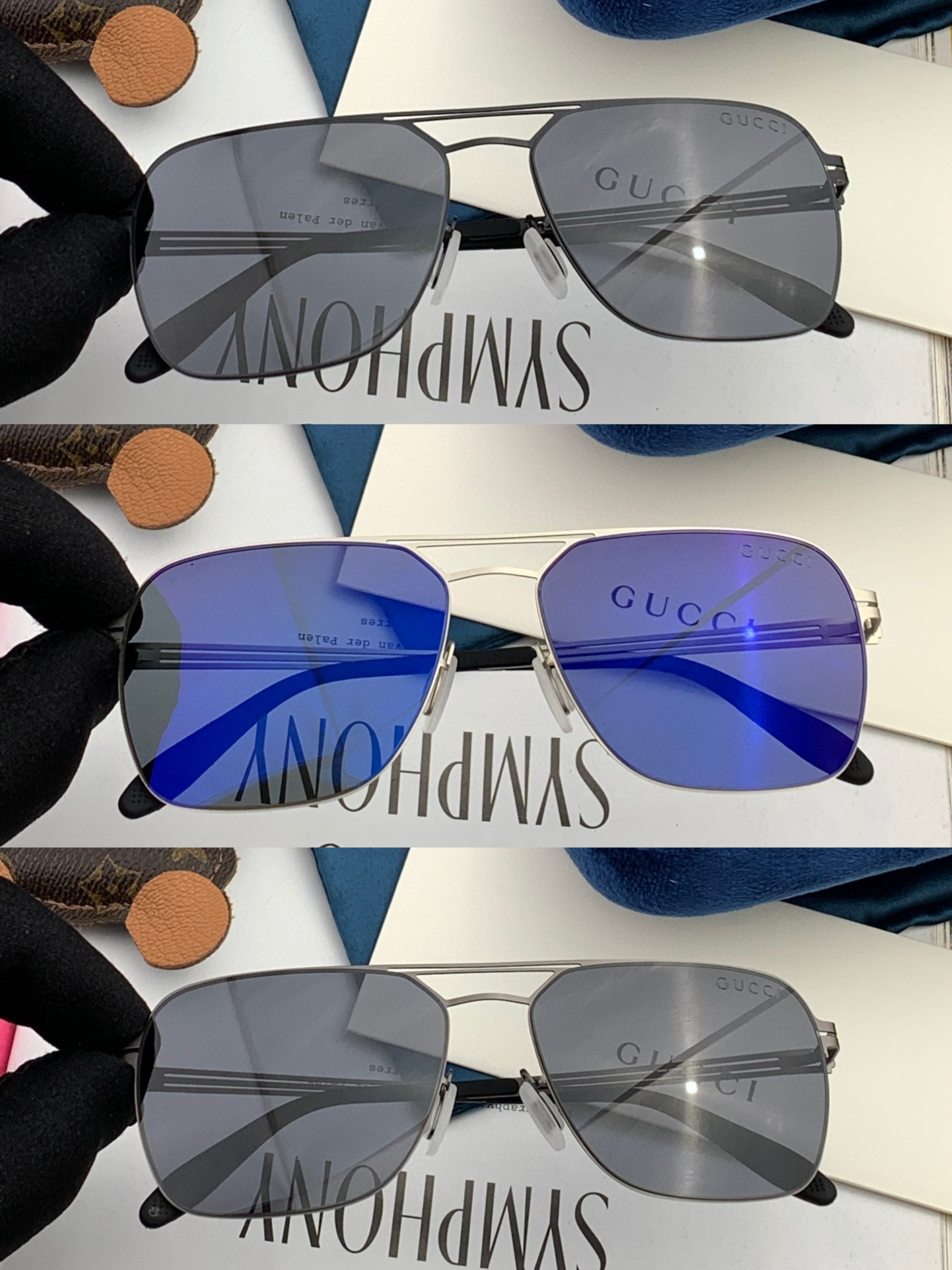 P205♦️ GUCCI 2024 new men and women couples models sunglasses polygonal sunglasses ip plating will never fade ultra-light and super flexible the whole glasses without screws it is important to pressure is not bad high-definition nylon lenses, exquisite craftsmanship the original material casual atmosphere is not picky a sunglasses to wear out the super big name 🤗🤗 especially good-looking summer must have Model No. G1731