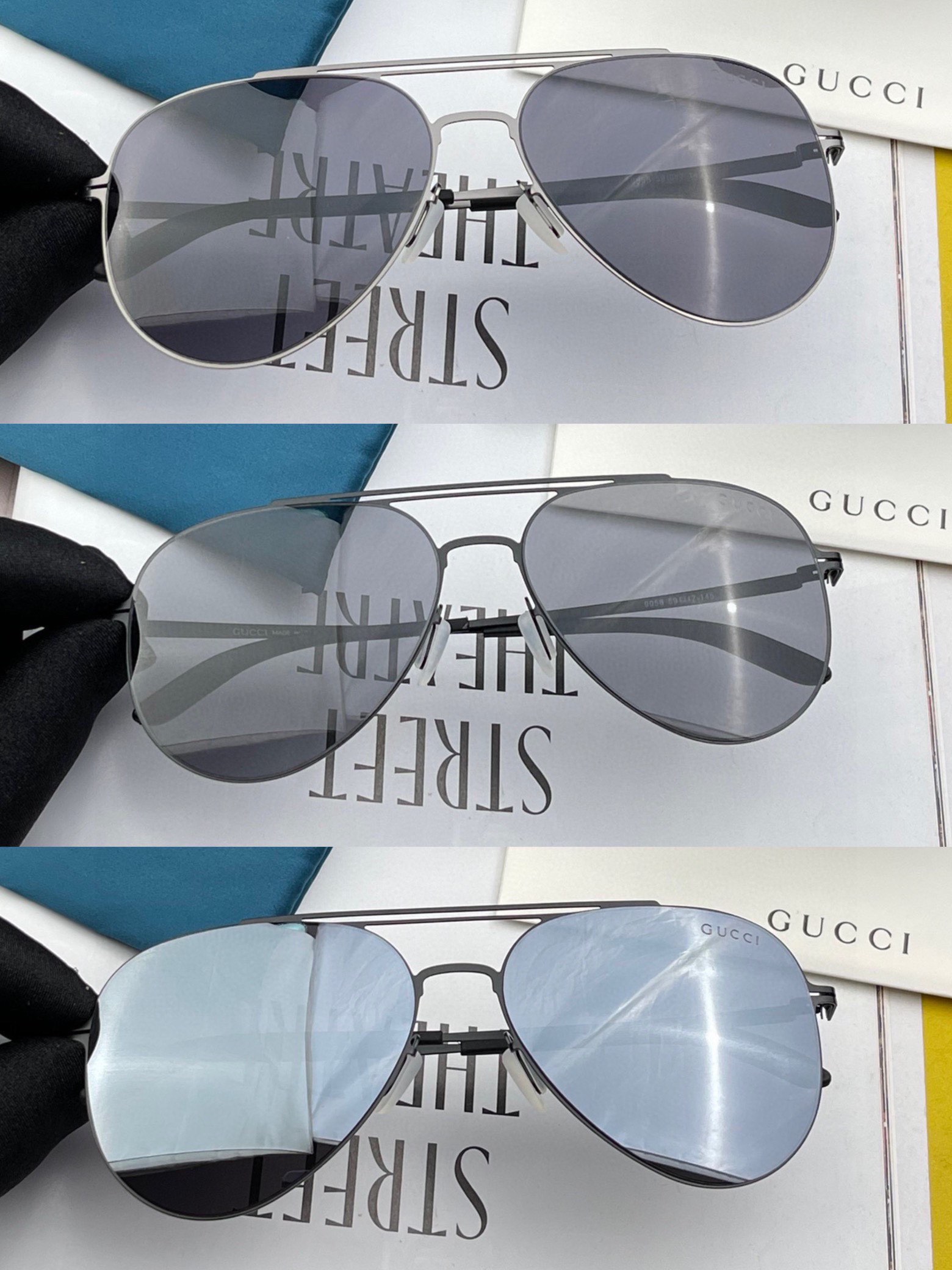 P205 Gucci 2024 printemps et été nouveau ultra-léger pas de vis pression ne casse pas la série de couples modèles lunettes de soleil lentilles en nylon haute définition 🦅 qualité parfaite adapté à une variété de formes de visage lunettes de soleil classiques début de la semaine de la mode. Super cool tirant le vent physique exquis super personnalité Modèle : G3030