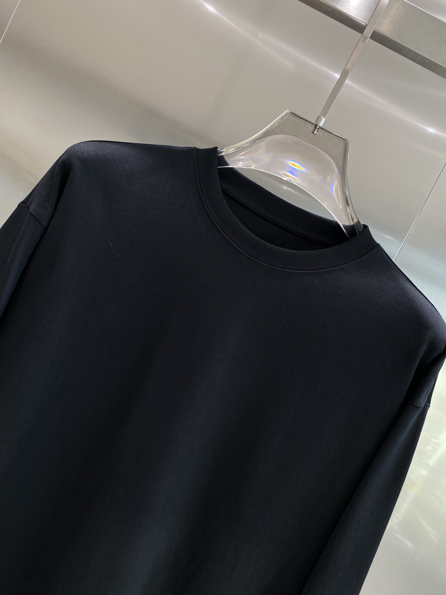 Foto [3]-acne studio2024 nuevo top de manga larga guapo de la moda de impresión de letras logotipo simple cien modelos de tela de algodón no sólo firme para mantener la tendencia de la silueta, sino también cómodo de llevar hilo de tejer más delicado yardaje S-XL🅿️480-alta moda bolsos