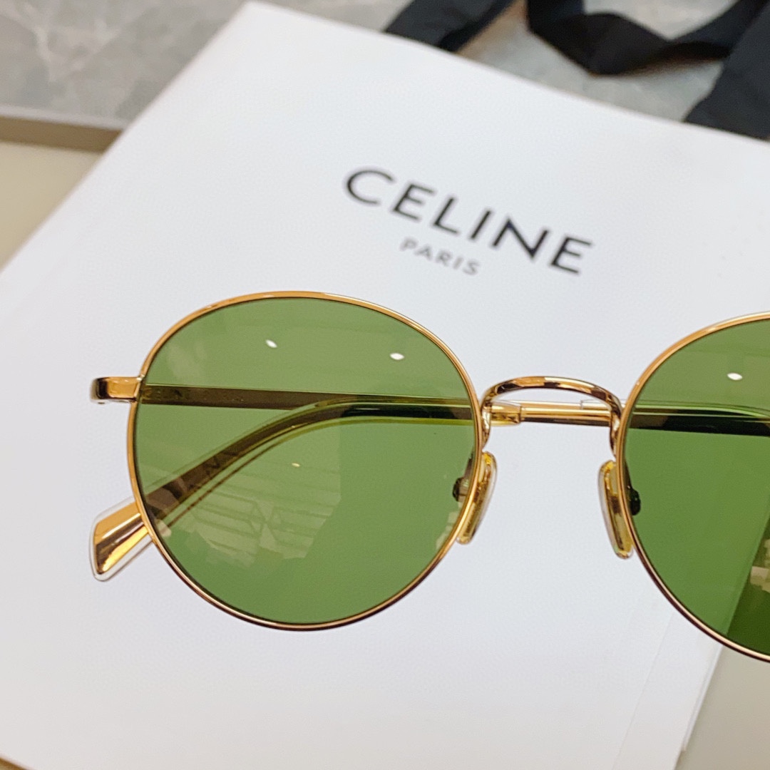 Picture [4]-P260 pop-up arrives in stock! The highest version of the market CELIN*Sai*Lin CL40100U vintage sunglasses! Seconds into the paragraph ❗️size:49 mouth 22-145-high imitation bags