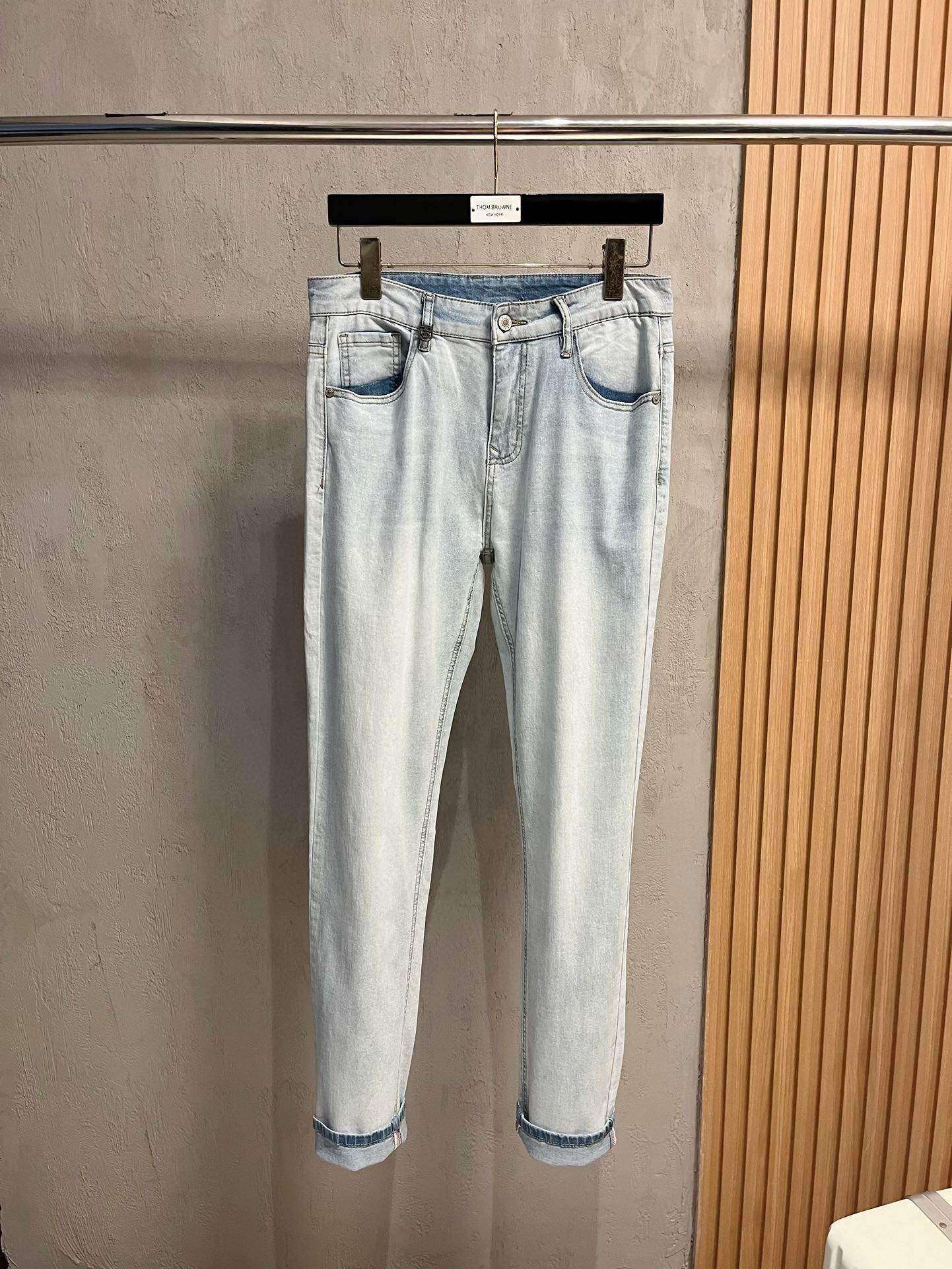 Picture [2]-P500 Gucci Gucci 2024ss fall and winter new fashion trend bias small leg jeans customized a full set of hardware new brand design craftsmanship fine workmanship details perfect high version of the yardage: 29-38 (no 35.37)-high-fashion bags