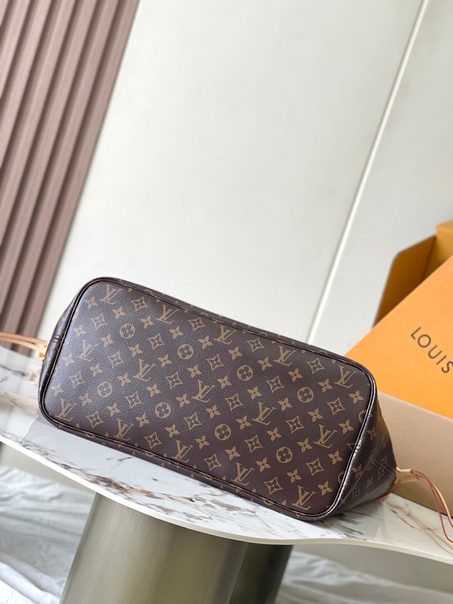 Imagem [9]-p2200 Neverfull Bandouliere Inside Out GM Handbags Modelo: M11948 LargeMateriais: Grade A all-steel hardwareImported original fabricsPackaging: um conjunto completo do original duty-free M Bobberley loadedSize: 39 * 32 * 19CM-High-fashion bags