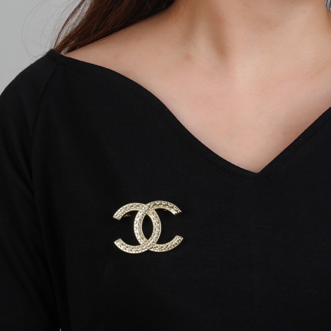 Picture [8]-P80 Chanel Chanel fall and winter collection double C brooch Don't have the heart of the design of a super perfect fashionable elements to add-High Faux Bags