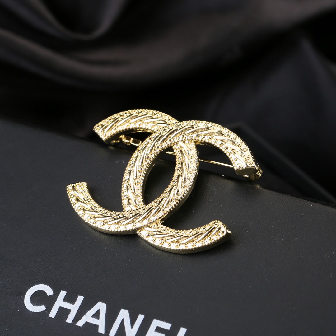 Picture [4]-P80 Chanel Chanel fall and winter collection double C brooch Don't have the heart of the design of a super perfect fashionable elements to add-High Faux Bags