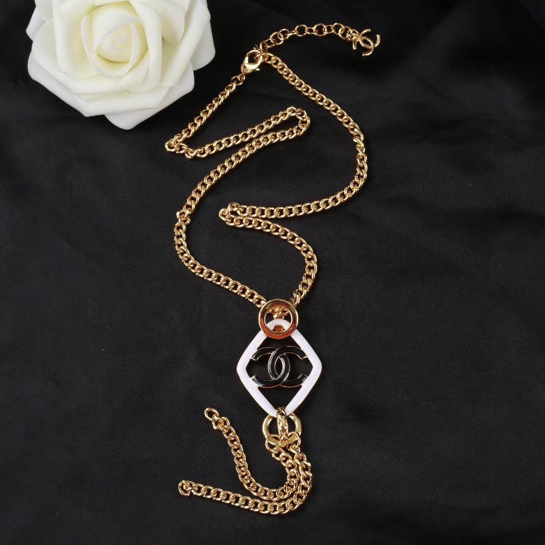 Picture [4]-P110 Chanel necklace sweater chain Today's new official website synchronization necklace original custom fairy this fairy ❤ - high imitation bags