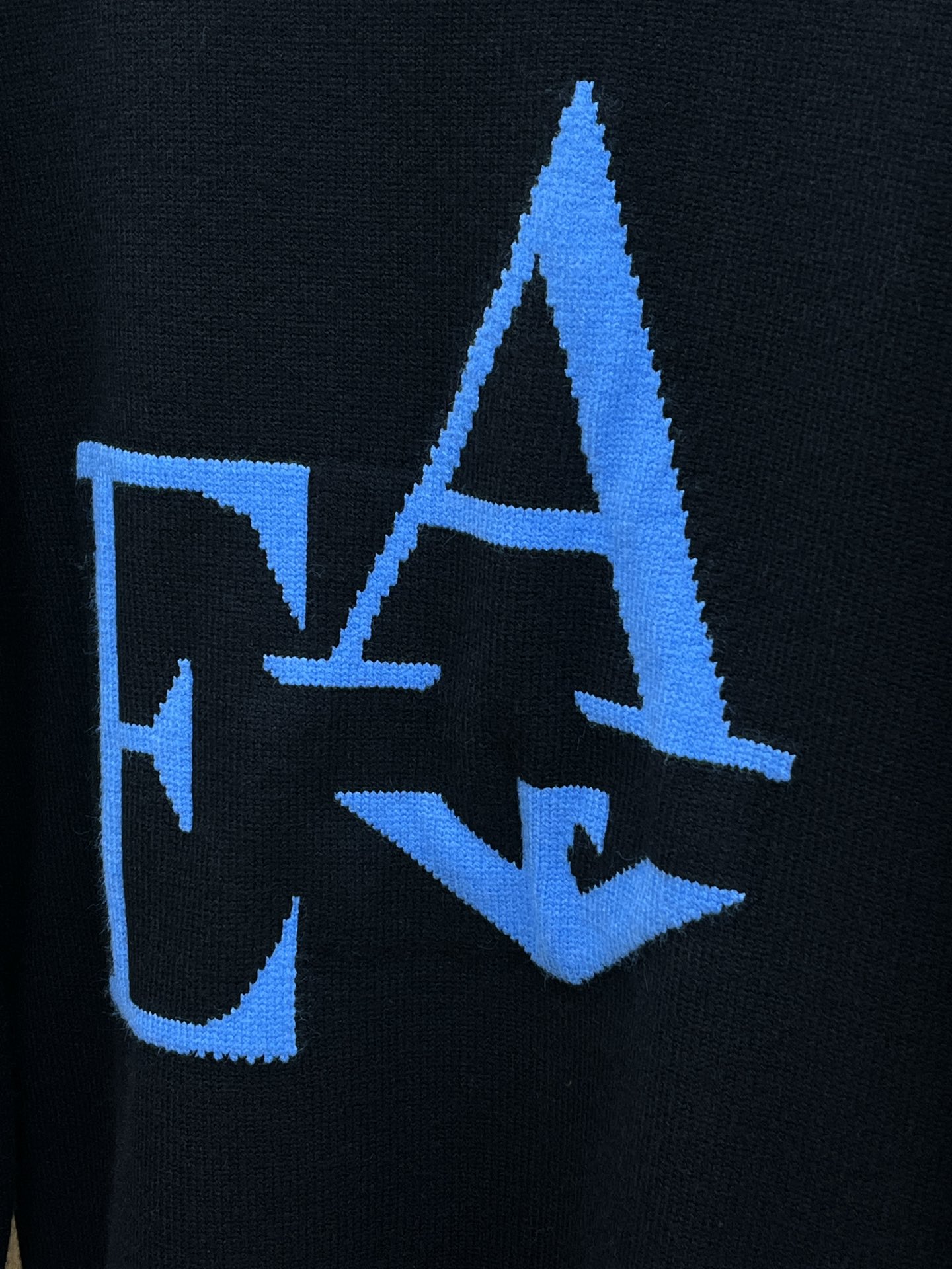 Picture [5]-P560 AJ 48ss fall and winter new chest brand logo logo pattern sweater exclusively for ruthless goods imported original technology wool worsted! Fine knitting one color mixing weaving pure handmade technology to present Grade extremely high highlighting clothing taste and luxury Craftsmanship! Customized original craft thread on the body handsome to burst fh z z Size: S-XL-High replica handbags