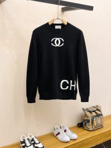 P560 💰 CHANEL 24ss Otoño/Invierno Nuevo Pecho Chanel Logo Patrón Dobladillo CHA Patrón Alfabeto Suéter Exclusivamente para Ruthless Goods ¡Importado Tecnología Original Lana Worsted! ¡Fina de punto de un color de mezcla de punto de tecnología pura hecha a mano presenta de alto grado destaca la ropa gusto y el lujo artesanía exquisita! Personalizada artesanía original roscado en el cuerpo guapo a reventar Tamaño: S-XL