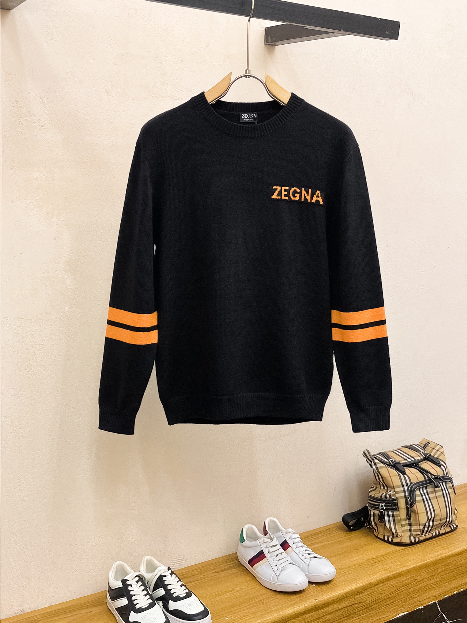 ¡P560 💰 Jeni's 24ss otoño e invierno nuevo pecho ZEGNA letras logotipo patrón logotipo jersey exclusivamente para la crueldad importados tecnología original de lana de estambre! ¡Fino tejido de punto de un color de mezcla de tejido de punto pura tecnología hecha a mano presenta Grado extremadamente alto destacando ropa gusto y artesanía de lujo exquisito! Personalizada hilo artesanía original en el cuerpo guapo a reventar Tamaño: S-XL