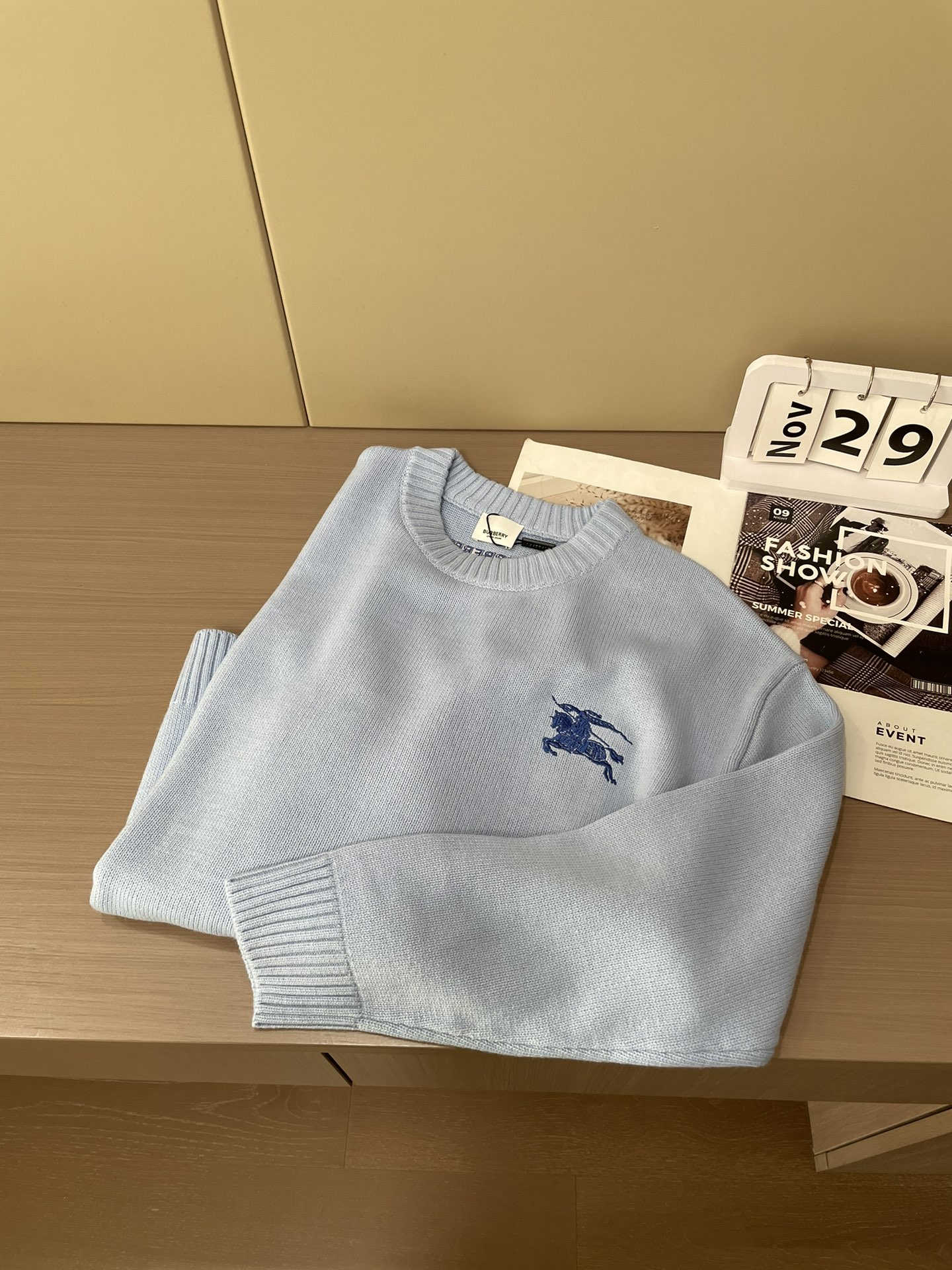 Picture [8]-P590 Burberry sweater 2024 fall and winter latest collection counter 1:1 top reproduction full quality! Thickened paragraph hipster must-have single product! Know the goods of the old iron hurry down Fabric: 100% wool size M ~ 3XL.🌽-high-fashion bags