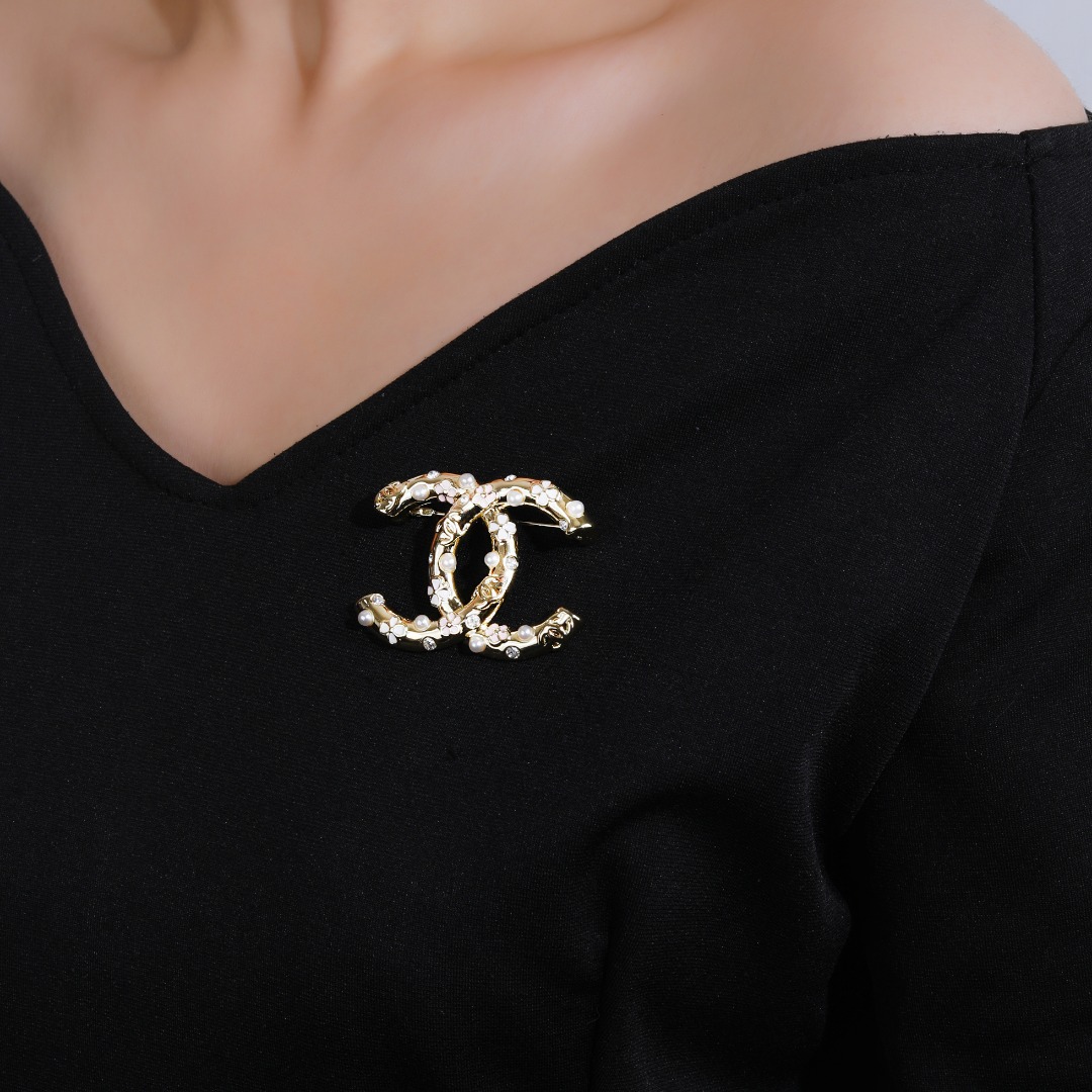 Imagem [8]-P90 Chanel Chanel Double C Brooch ✨ Cada detalhe do acabamento é muito bom Este design é muito bonito Esta seção é realmente super bonita super fada Exquisite Miss deve ter - alta qualidade réplica handbags