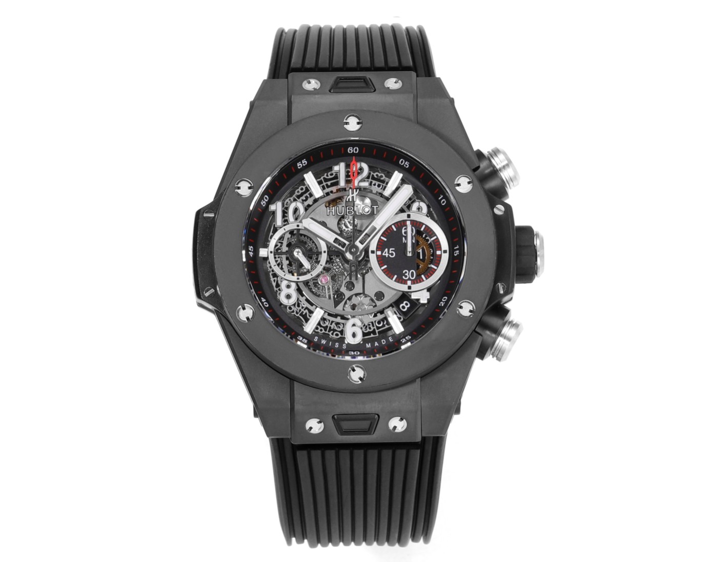 La P4600 en céramique colorée HUBLOT Hublot Hublot BIG BANG Unico Coloured Ceramic Une percée sans précédent dans l'artisanat de la céramique Quatre années de recherche et de développement ont permis de rompre avec le matériau céramique traditionnel, la nouvelle céramique colorée, qui est forgée à l'aide d'une technique sophistiquée combinant haute pression et chaleur sans qu'il soit nécessaire de cuire les pigments, ce nouveau matériau céramique se caractérise par sa haute densité et n'a jamais été utilisé dans l'industrie jusqu'à présent. Après quatre années de recherche et de développement, l'entreprise n'a pas ménagé ses efforts dans l'exploration du matériau et progresse sur la voie. Niveau du plafond Bienvenue à la dégustation du joueur !!!!