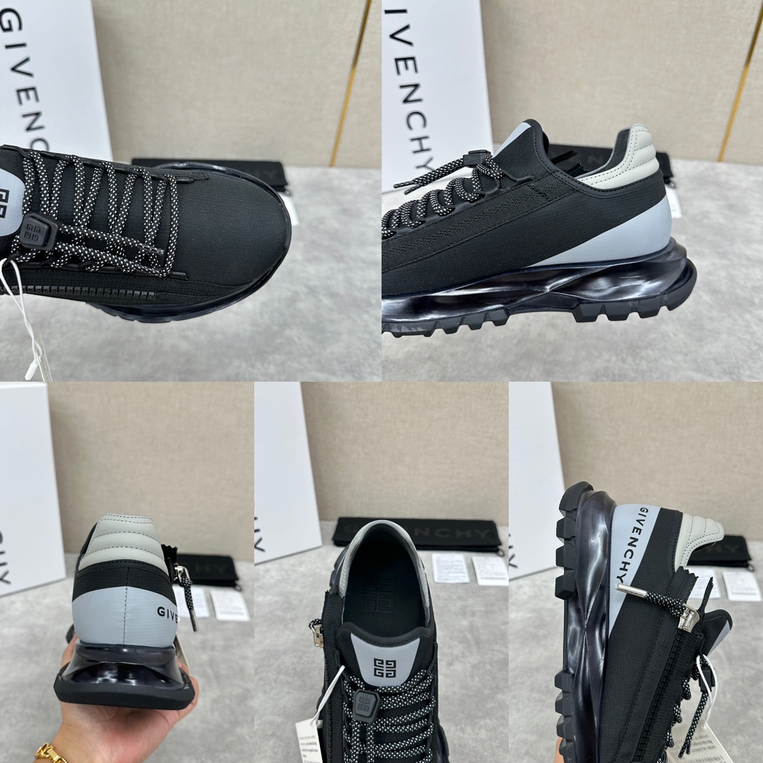 Givenchy SPECTRE JOGGING LOW-TOP ZIPPER LOAFERS Estas sapatilhas são feitas de couro de vaca perfurado importado com um forro de couro de vaca Palmilhas individuais de látex de couro de vaca de uma peça Confortável e amigo da pele Os painéis laterais apresentam um fecho de correr com o logótipo 4G com acentos de cinta coordenados a cores a condizer Detalhes de duas cores Atacadores técnicos com um logótipo 4G Cordão e língua com impressão de logótipo Os painéis laterais apresentam uma impressão de logótipo Givenchy Sola exterior com logótipo Givenchy gravado Efeito de borracha reforçada Desenvolvimento privado Sola tecnológica leve a preto e branco Sem contraste 🆚 Como a qualidade do contador. Efeito de borracha reforçada com logótipo Givenchy gravadoSola tecnológica leve a preto e branco de desenvolvimento privado Sem contraste 🆚 Não há mal nenhum Se gosta de qualidade de balcão, vá em frente Tamanhos de pele padrão: 39 a 44# (38.45🉑 Personalizado) P¥860