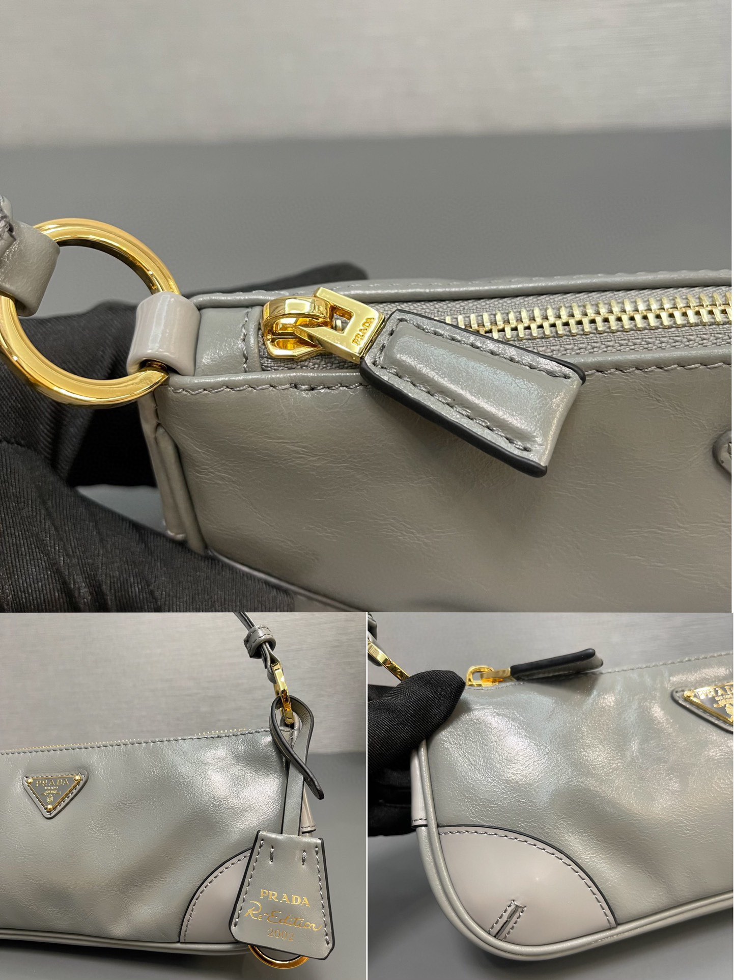 P900 Bolso de piel encerada marrón de Prada 1BC201 Piel encerada Este bolso bandolera 2002 de piel encerada, elegantemente sencillo, está fabricado en una innovadora piel encerada importada adornada con detalles de piel brillante e incorpora los versátiles elementos de diseño de P Correas ajustables para el hombro, herrajes metálicos y un llavero extraíble El logotipo triangular de metal esmaltado resalta los rasgos clásicos de la marca Ligero y práctico ¡Dese prisa en conseguirlo! ¡H10xB5cm!