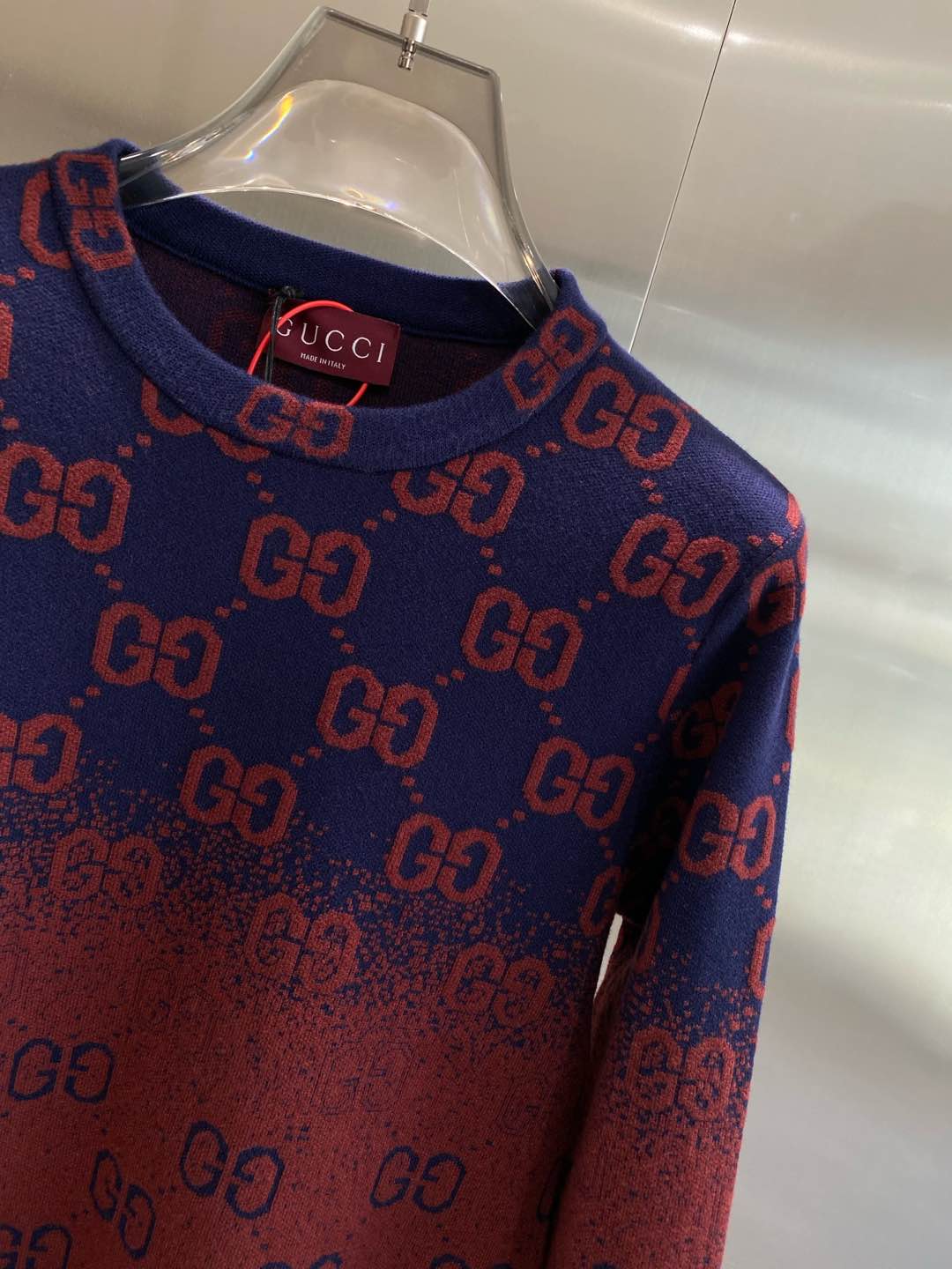 Gucci quality sweater 2024 most men's long-sleeved wool sweater Selected counter customized top European wool Imported fabrics All the details of the workmanship perfect 1 to 1 replica Reduction of the authentic 100% original hardware High-end customized auxiliary materials The original factory original standard ⚠️ The effect on the body is superb! Size S-XXL🅿️480-high imitation factory