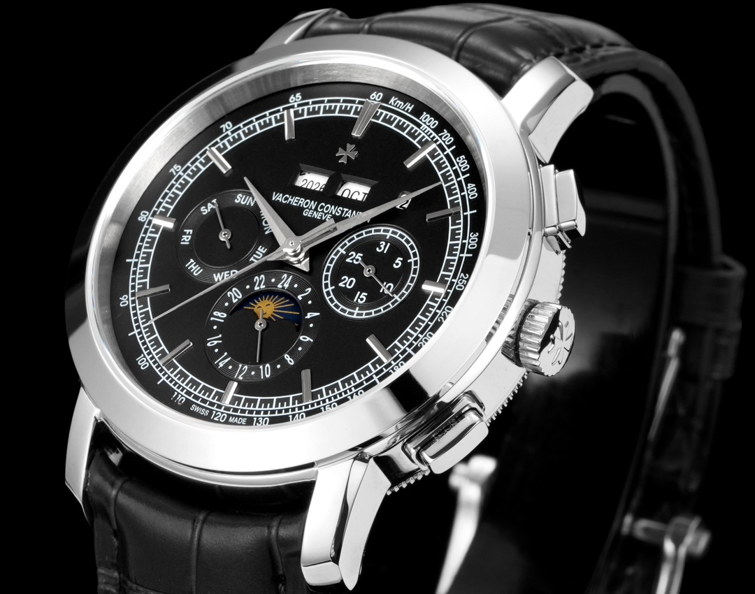 Vacheron Constantin Heritage Series 5000 T/000 P_B045 Perpetual Calendar Multifunction Watch1 : Equipé du même mouvement que le mouvement authentique le balancier est identique à l'authentique toutes les fonctions peuvent être utilisées normalement2 : Les quatre coins de la courbure du boîtier pour améliorer la courbure de la couleur du cadran plus adapté pour les 12 index polis plus délicate dans l'ensemble plus proche du compteur!3 : Avec le cuir de vachette italienne pour laisser le poignet plus serré et confortable!TW factory produced Vacheron Constantin ! L'usine TW produit les montres Vacheron Constantin. La collection Heritage de Denton est un mélange de l'ADN le plus unique de Vacheron Constantin. L'ADN unique de Denton est un symbole de l'élégance ultime de Vacheron Constantin, reflétant pleinement les plus pures traditions de la haute horlogerie ! Convient à toutes sortes d'occasions professionnelles, simple et raffinée sans perdre en élégance !