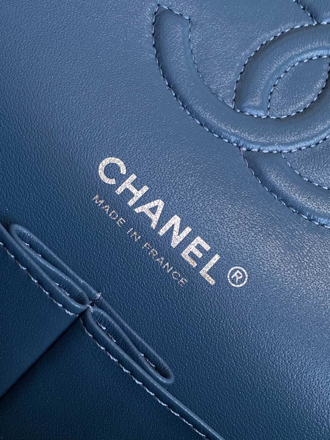 Picture[9]-Chanel 中古 vintage 限定 丹宁牛仔涂鸦,尺寸25cm配包装-高仿包包包