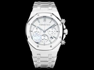 AP爱彼  银白Audemars  Piguet 2024 年末重磅
市场最高版本 （原版开模三件壳套一比一原版复刻 做到最薄最好杜绝一眼假）
爱彼皇家橡树系列26240ST.OO.1320ST.01 计时码表！
1⃣️采用同正品一致（6字位小秒）7750计时机芯！
2⃣️316L精钢表壳（三件壳套）通过拉丝和部分抛光打磨处理之后展现出精致而硬气的独特气质！
3️⃣字面 LOGO 采用是真丁得字母显得更加立体非市场贴 UP
4️⃣粗犷大气的41mm表盘14mm 厚度劲道十足！
5️⃣超强夜光显示可以在任何环境下读取时间！
HBF 耗时 16 个月一比一原版复刻匠心力作 秒杀市场普通版本欢迎各位表友品鉴！-高仿包包