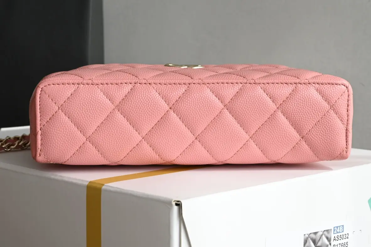 Imagem [3]-Chanel 25C Pink Box Clutch Bag Novos elementos do design de um saco de embreagem de corrente linha de cintura sentindo como uma obra de arte, para que as pessoas se apaixonem à primeira vista sabor de moda única é simplesmente elegante ao extremo ah 〰️ é um artefato fotográfico pode ser uma personificação perfeita doce e legal de Hardware: Thick chapeado 𝟣𝟦 𝗄 fivela de ouro claro couro: 𝗂𝗆𝗉𝗉𝖺𝗅𝖺 "três cabras" tamanho de bola pequena : 𝟣𝟩*𝟣𝟫.𝟧 *𝟧𝟧𝟧𝟩𝟩𝟩𝟫.