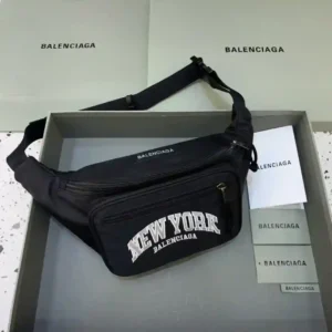 ¥280 BALENCIAG Paris Family Canvas Chest Bag Waist Bag Simples e Leve Tamanho 31*7*15⚠-Sacos de Alta Moda