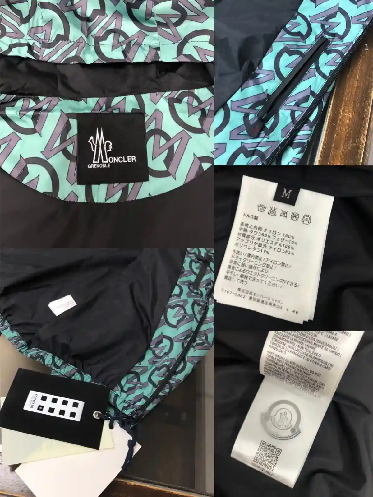 图片[7]-P500  Moncler 蒙口  2025早春夹克外套 采用聚酯防晒防风面料手感柔软细腻上身柔软舒适衣襟收口设计满印品牌LOGO设计 潮流时尚高端人士必留款！！ 私密渠道流出 ！生活百搭款式 ！！三色可选⭐️
颜色：黑色 绿色 
尺码：M-xxxL（下单请报身高体重！）-高仿包包