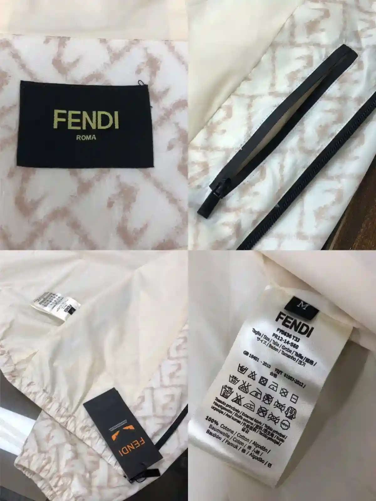 Imagem [8]-P500 FEN*DI Fendi 2025 Early Spring Old Master Series Hooded Jacket Coat On Sale Super versátil produto único essencial usando tecidos de poliéster selecionados sentir-se delicado e confortável Stereo alfaiataria corpo inteiro duplo F imprimir elementos da marca padrão marca de luxo clássico padrão de logotipo Old Master! O efeito no corpo é firme e moldando o gosto leve homens maduros versão favorita da maré de modelos essenciais masculinos 👍 duas cores podem ser selecionadas ⭐️ Tamanho: M-3XL (ordem por favor informe a altura e o peso!) -Bolsas Faux altas