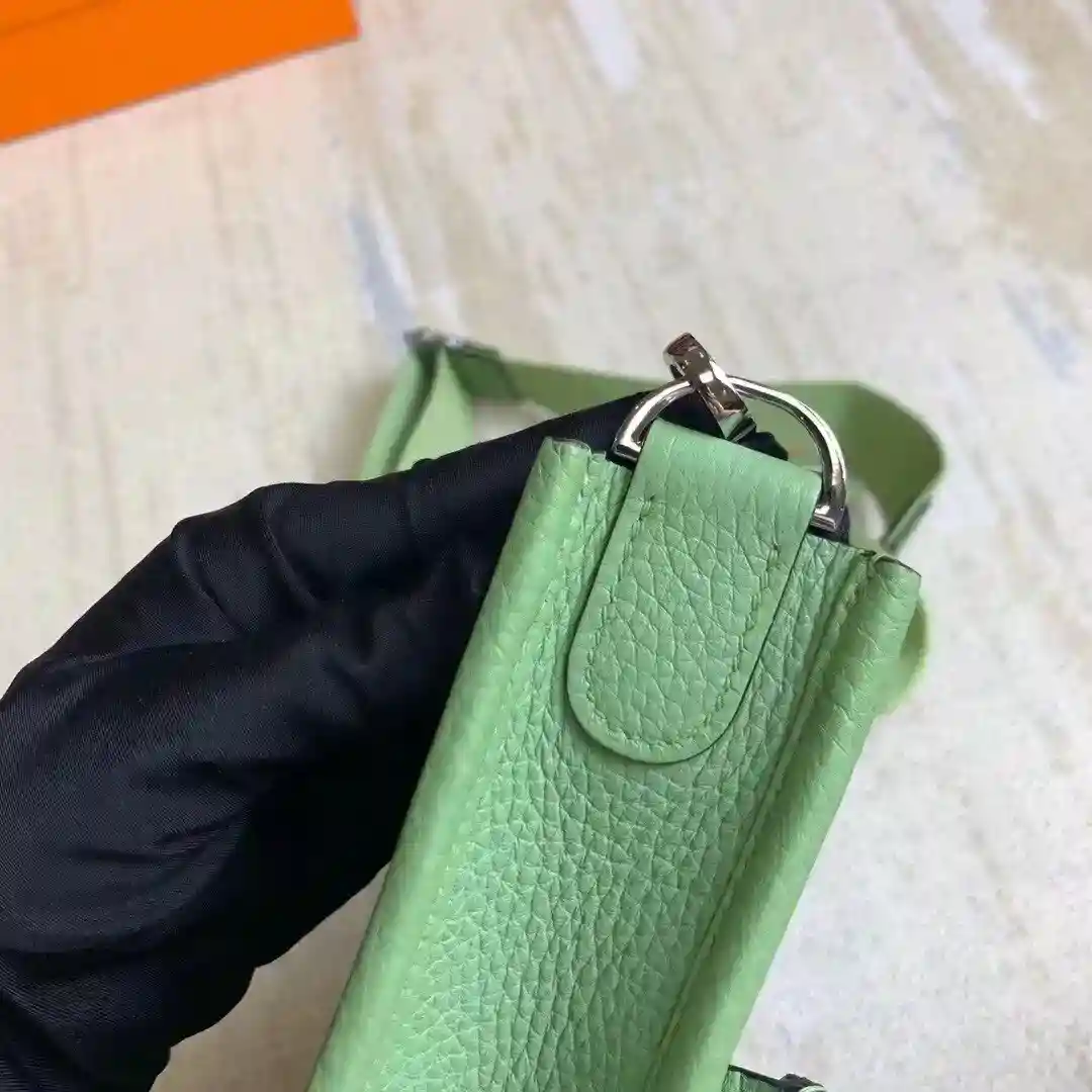 Imagem [5]-Hermes evelyne 28cm fio de cera de abelha verde abacate-Sacos de alta costura