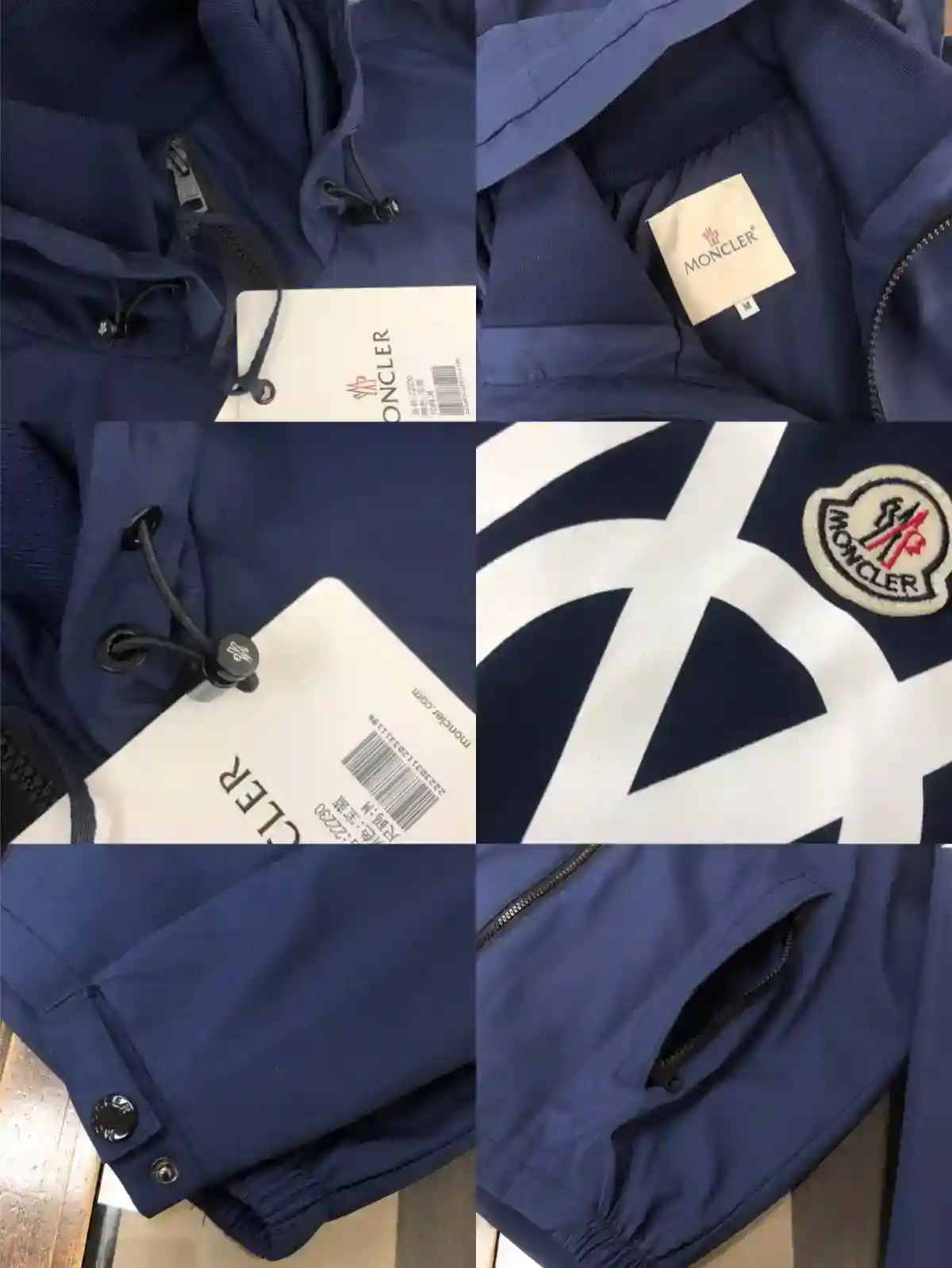 图片[5]-P560  Moncler 蒙口 夹克 风衣 外套！上身柔软舒适防风防雨并且超级轻盈！手臂印有最牌印花～款式更是时尚有型拉链刻有 logo 各种细节凸显品质！春秋可作为外套穿搭平时用以凹造型都非常nice！实用又百搭
颜色：黑色 白色 宝蓝
尺码：M-3XL-高仿包包