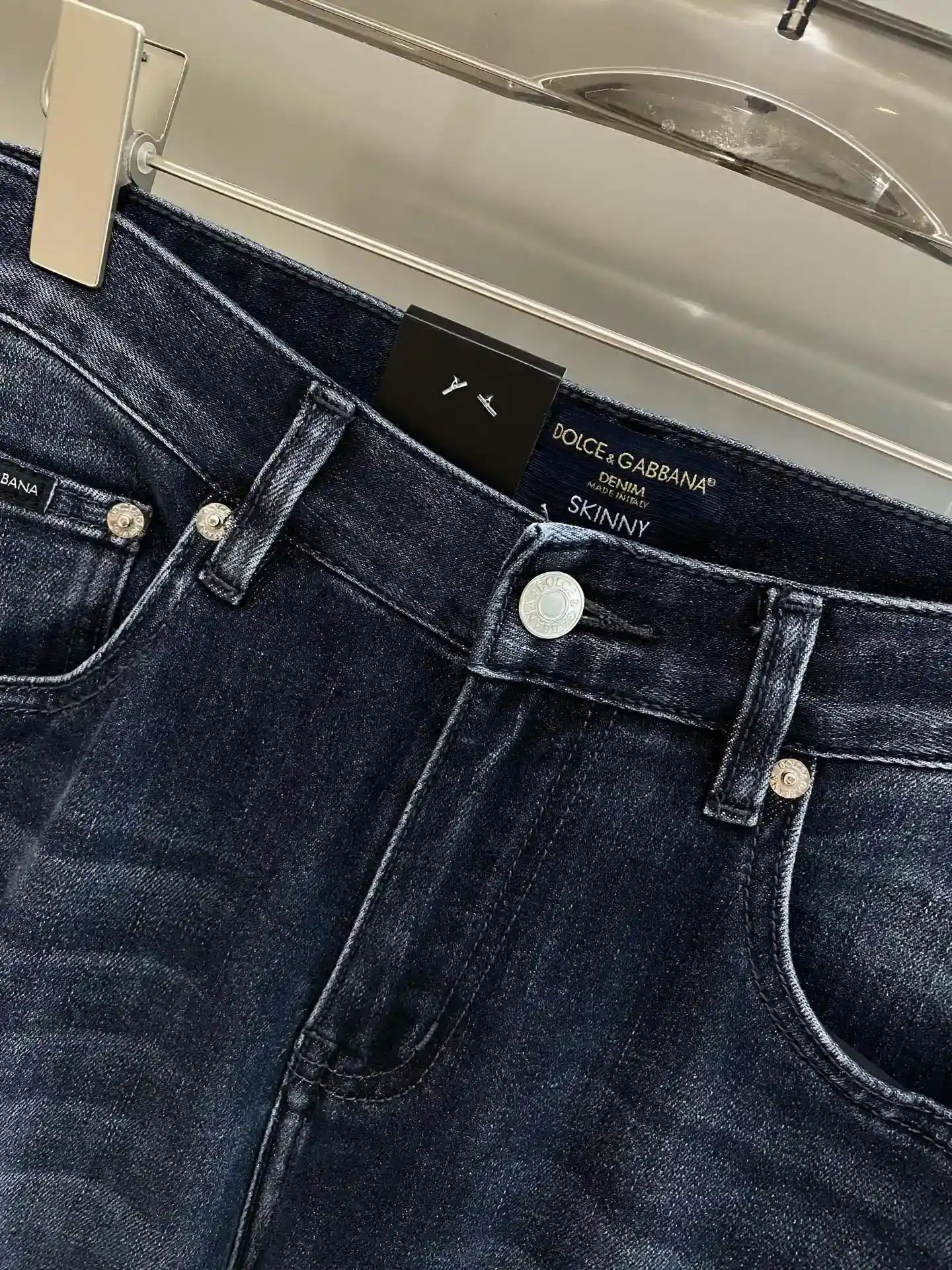 Picture [4]-"𝙉𝙚𝙬🤍 D&G" 2025 classic dark blue denim texture full of back waist pockets on the exquisite brand logo embroidery low-key and luxury instantly enhance the overall style of the version of the superb fit the leg line and will not be tight 29-36 🅿️520-high-fashion-bags