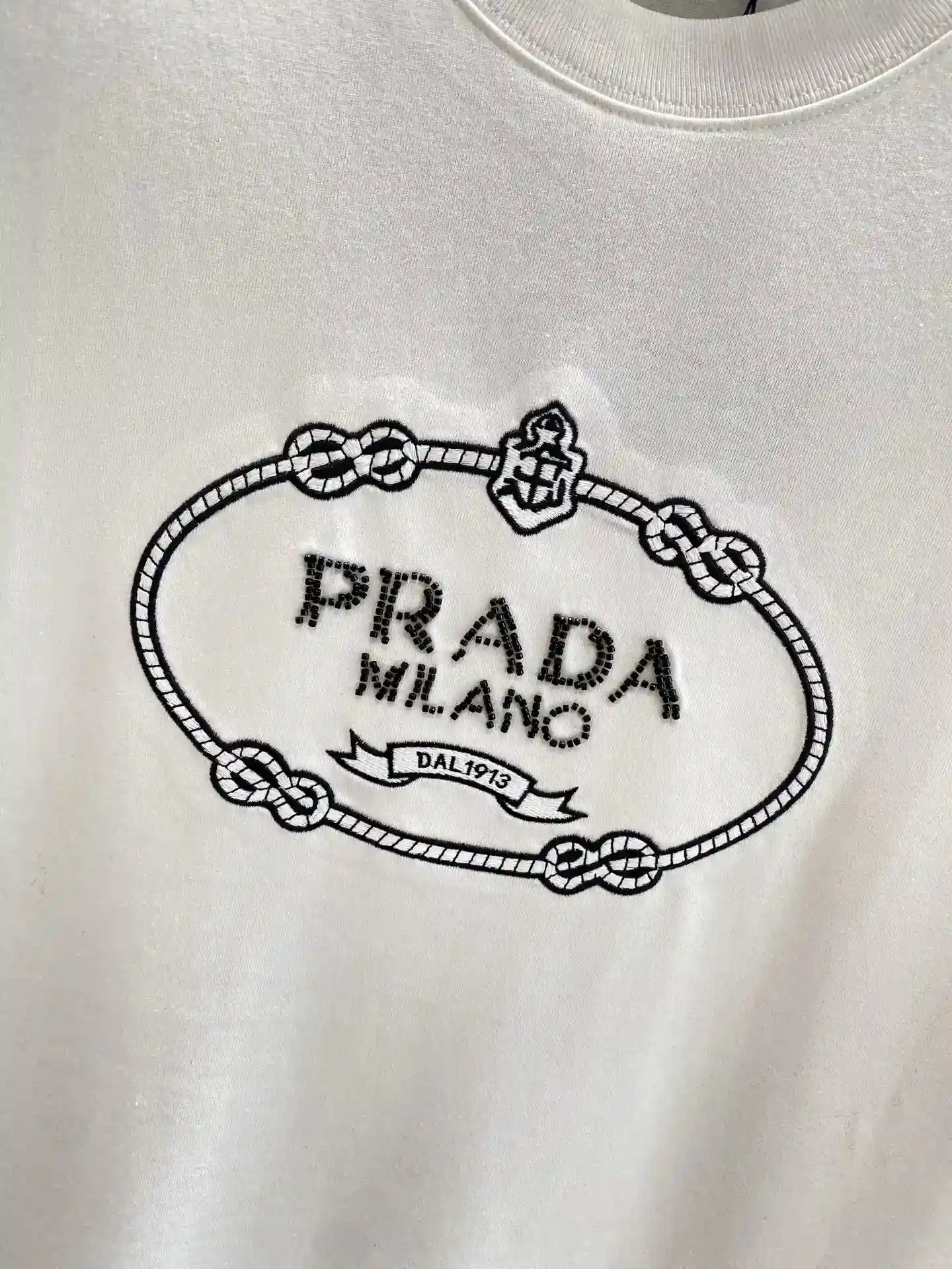 图片[7]-《𝙉𝙚𝙬🤍普拉达》
Prada 经典黑T低调中的奢华 黑色T恤！经典黑色百搭又显瘦胸前精致的白色标识图案简约却不失奢华感Prada 的格调尽显面料质感超棒XS-L🅿️440-高仿包包