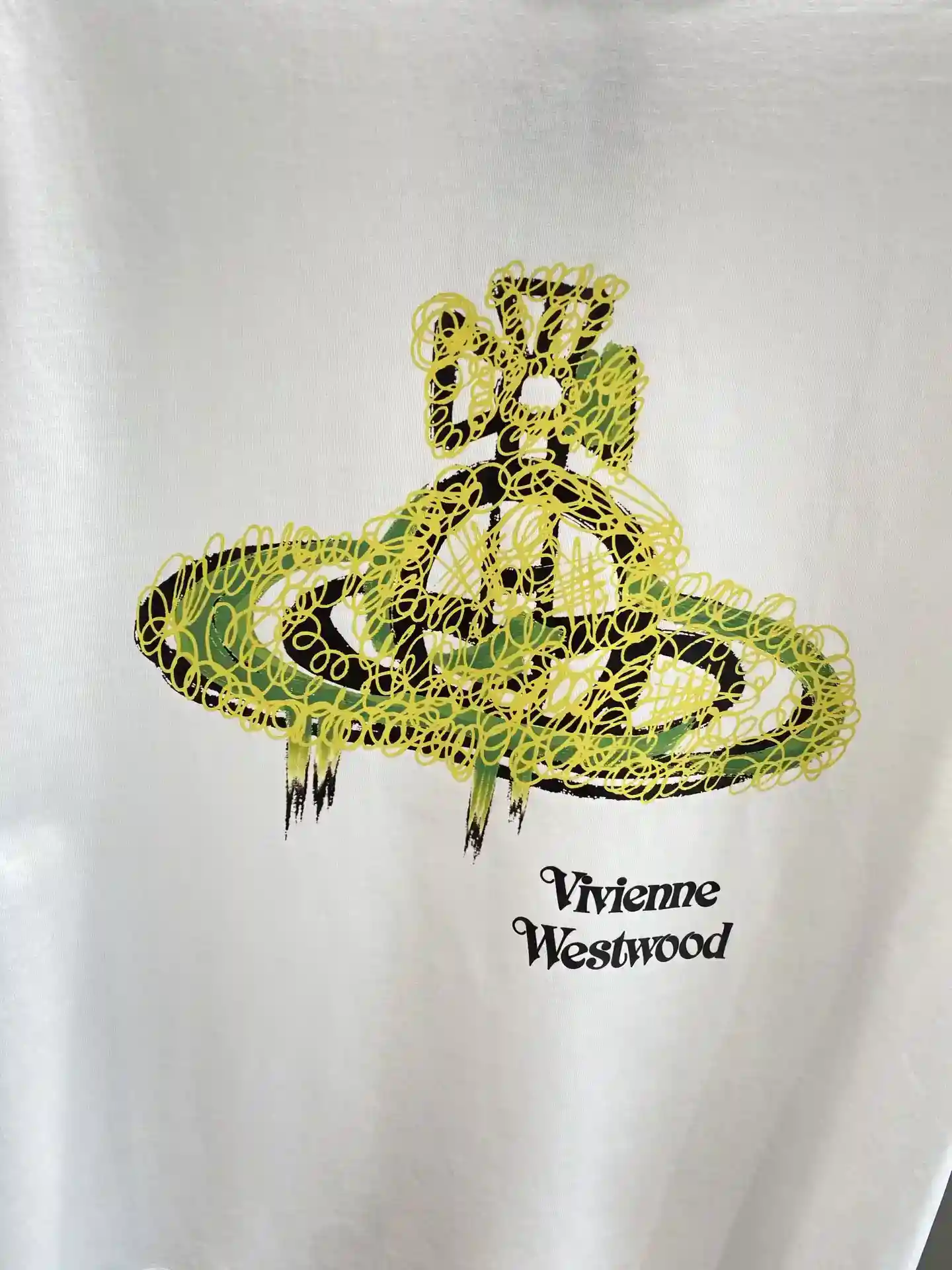 Image [6]-"𝙉𝙚𝙬🤍 West Dowager House" Vivienne Westwood T-shirt personnalité et collision de la mode Cœur du motif emblématique de Saturne dans un style unique d'éclaboussure d'encre pour présenter les couleurs vives et la personnalité accrocheuse de l'ensemble des tissus sont doux et confortable respirabilité. Les répliques de sacs S-XXL🅿️420-high sont également excellentes.