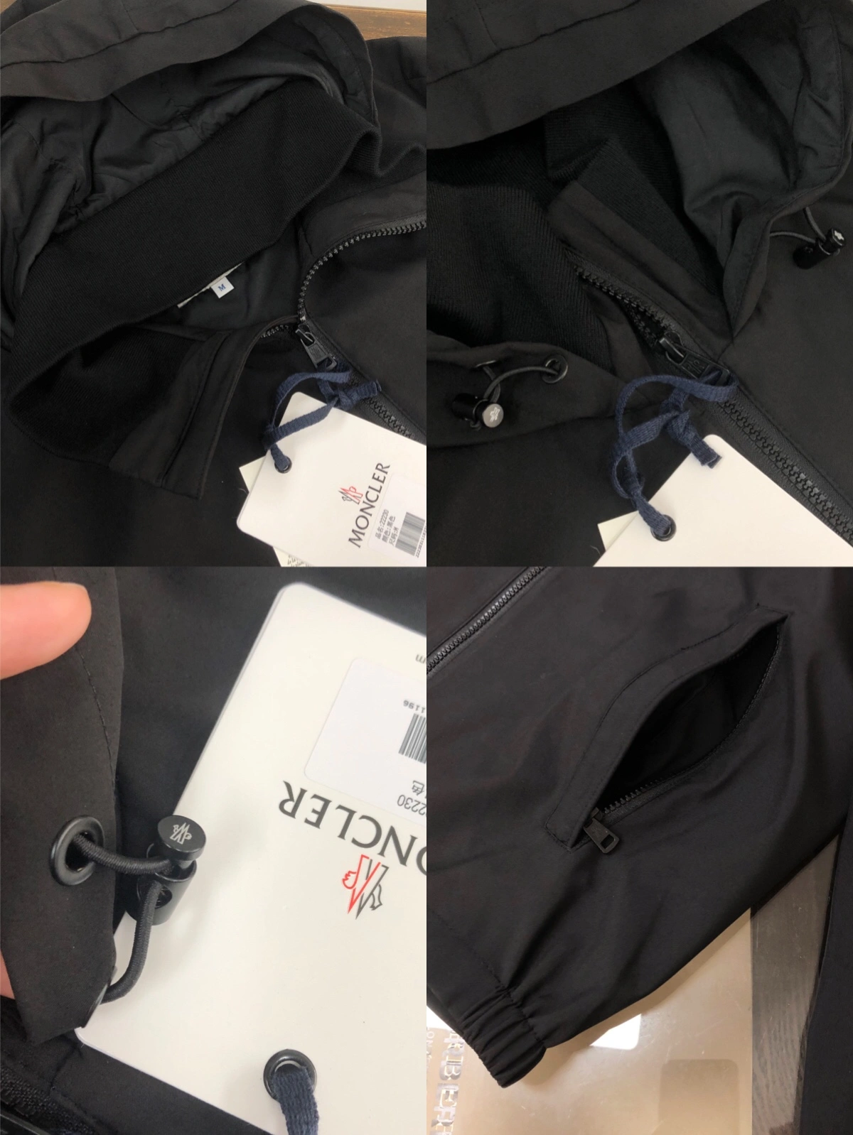 Image [5]-P560 Moncler Moncler Jacket Trench coat ! Il est doux, confortable, coupe-vent, imperméable et super léger ! Les bras sont imprimés avec la marque, et le style est élégant avec un logo sur la fermeture éclair et divers détails pour montrer la qualité ! Le printemps et l'automne peuvent être portés comme une veste habituellement utilisée pour la forme concave sont très agréable ! pratique et polyvalent Couleurs : noir blanc bleu Taille : M-3XL-High replica bags