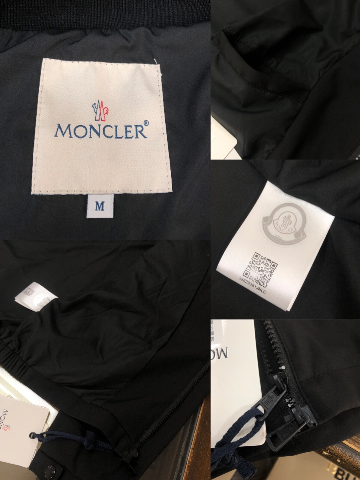 Photo [8]-P560 Moncler Moncler jacket windbreaker coat! It's soft, comfortable, windproof, rainproof, and super lightweight! The arms are printed with the brand's print, and the style is stylish, with a logo on the zipper and various details that emphasize quality! Spring and autumn can be worn as a jacket usually used to concave shape are very nice! Practical and versatile color: black white blue size: M-3XL-high replica bags