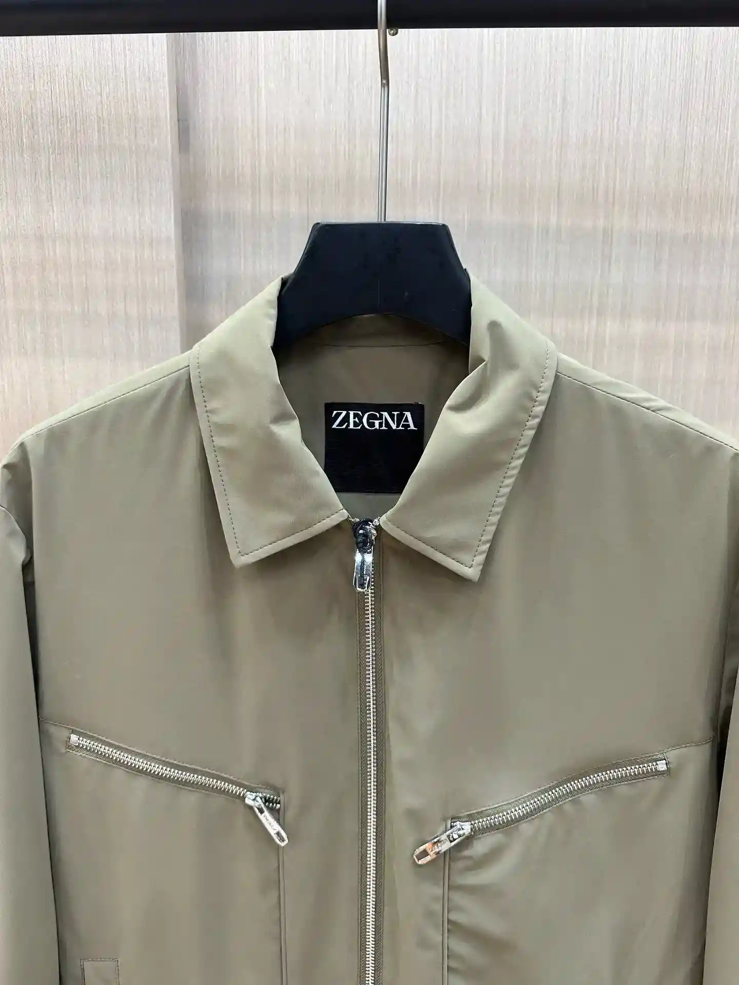 Picture [8]-P730 Zegna Zegna 2025 early spring listing 狠货 Italian imported fabric fashion jacket windbreaker coat European upper body more casual generous counter original hardware luxury high-end customized accessories new! Luxury brand features logo embellishment design of the highest quality on the market, original materials, and the ultimate in luxury! Soft and comfortable on the body explosion handsome! Suitable for any scene! Size: M-XXXL (178 140 pounds L maximum wear 190 pounds)-high-fashion bags